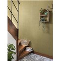 Caselio|Khakigrüne Sisal Naturfaser Tapete|Raffiaimitation