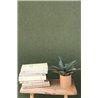 Caselio|Papier peint en fibres naturelles de sisal vert|Imitation Raphia