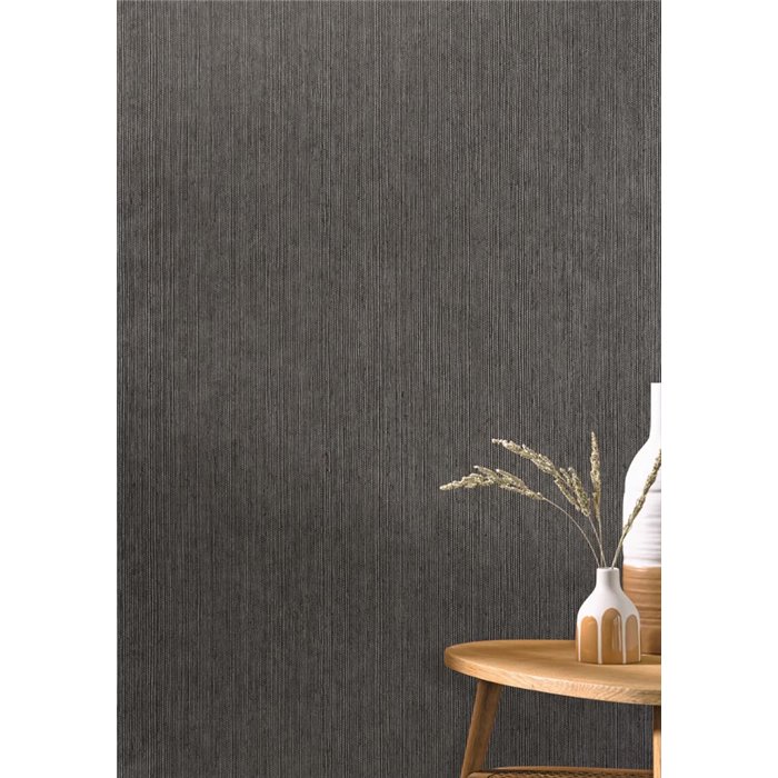 Caselio|Wallpaper imitating black natural sisal fiber|Wallpaper