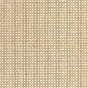 Casamance|Wallpaper natural fibers mustard orange wicker style|Raffia Imitation