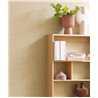 Caselio|Papier peint treillis d’osier tressé beige|Imitation Raphia
