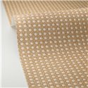 Caselio|Papier peint treillis d’osier tressé beige|Imitation Raphia