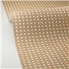 Caselio|Papier peint treillis d’osier tressé beige|Imitation Raphia