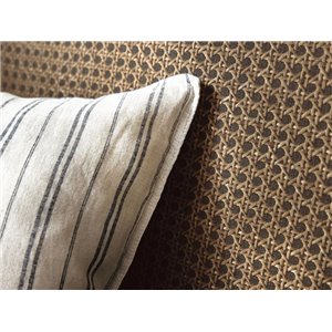 Caselio|Zeitlose braune Tapete mit Sisal-Naturfaser-Effekt|Schlafzimmer 2