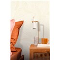 Caselio|Papier peint composition moderne de feuilles blanches|Papier Peint