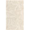 Caselio|Modern wallpaper with overlapping sand beige leaves|Wallpaper