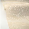 Caselio|Papel pintado moderno hojas superpuestas beige arena|Papel Pintado