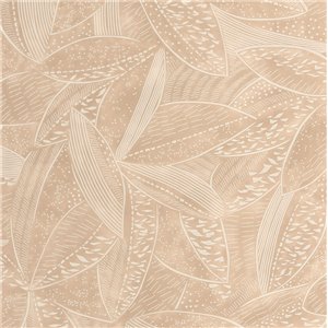 Casadeco|Simple wallpaper with beige sea lavender floral print|Scandinavian