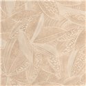 Caselio|Living room floral wallpaper with brown leaf print|Wallpaper