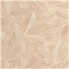 Caselio|Living room floral wallpaper with brown leaf print|Wallpaper