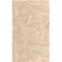 Caselio|Living room floral wallpaper with brown leaf print|Wallpaper