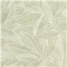 Caselio|Papier peint floral feuilles vertes, idéal pour salle à manger|Papier Peint