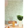 Caselio|Papier peint floral feuilles vertes, idéal pour salle à manger|Papier Peint