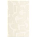 Caselio|Geometrische Tapete mit 3D-Effekt Weiß|Tapeten
