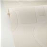 Caselio|Geometric white 3D effect wallpaper|Wallpaper