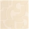 Caselio|Geometrische Tapete 3D Hellbeige|Tapeten