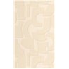 Caselio|Geometrische Tapete 3D Hellbeige|Tapeten
