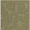 Caselio|Papel pintado moderno verde con figuras geométricas 3D|Papel Pintado