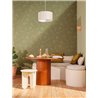 Caselio|Modern green wallpaper with 3D geometric figures|Wallpaper