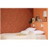 Caselio|Modern caldera red wallpaper with 3D geometric shapes|Wallpaper