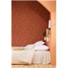 Caselio|Modern caldera red wallpaper with 3D geometric shapes|Wallpaper