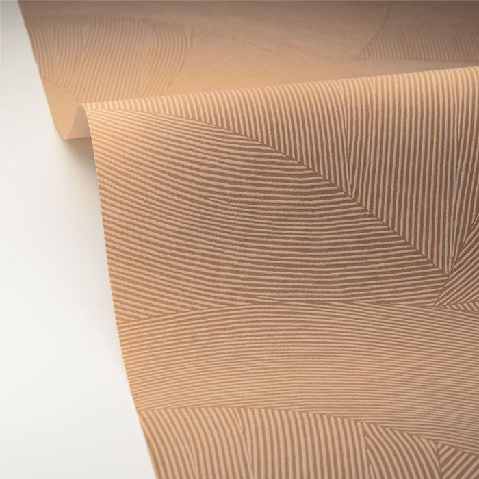 Caselio|Moderne braune Tapete mit abstrakten Formen|Tapeten