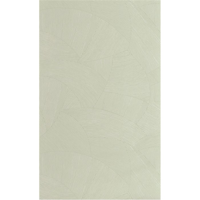 Caselio|Abstrakte grüne Tapete mit verschlungenen Formen|Tapeten