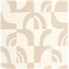 Caselio|Papel pintado geométrico beige estilo escandinavo|Papel Pintado