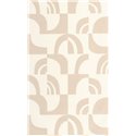 Caselio|Papel pintado geométrico beige estilo escandinavo|Papel Pintado