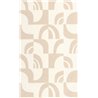 Caselio|Papier peint géométrique beige style scandinave|Papier Peint