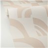 Caselio|Papier peint géométrique beige style scandinave|Papier Peint