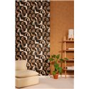 Caselio|Papier peint moderne à motif géométrique noir|Papier Peint