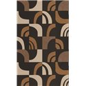 Caselio|Papier peint moderne à motif géométrique noir|Papier Peint