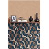Caselio|Moderne blaue geometrische Design Tapete|Tapeten