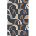 Caselio|Moderne blaue geometrische Design Tapete|Tapeten
