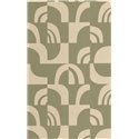 Caselio|Khaki green geometric wallpaper for living room|Wallpaper