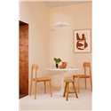 Caselio|Unifarbene nude-beige Kalktapete|Tapeten