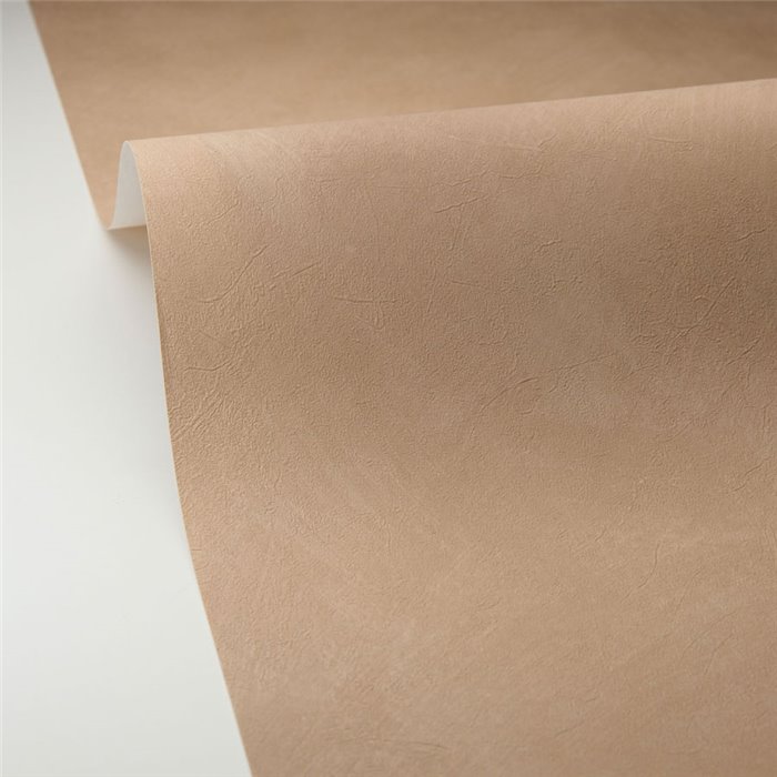 Caselio|Papier peint marron effet stuqué|Imitation Stuc
