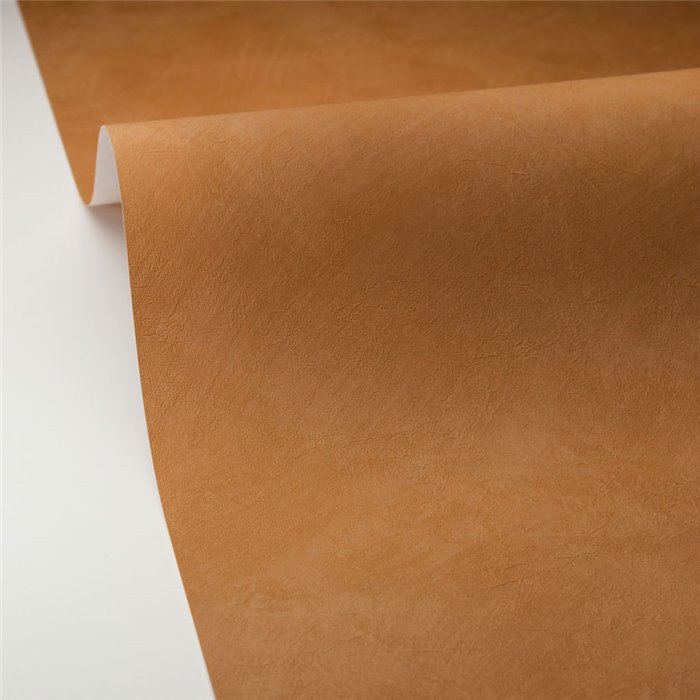 Caselio|Terracotta limewash stucco wallpaper|Wallpaper