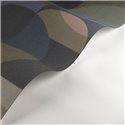 Casadeco|Papier peint moderne avec formes de cercles bleu multicolores|Cercles
