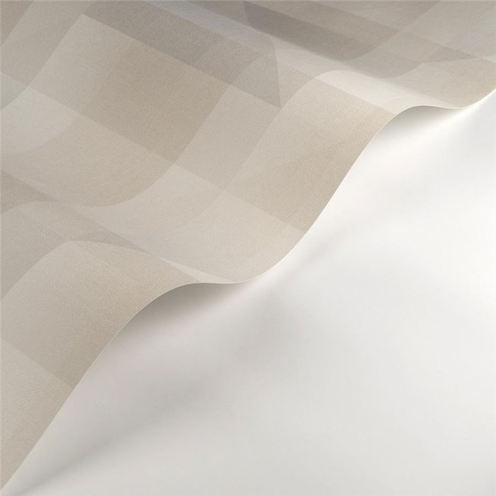Casadeco|Papel pintado moderno tonos grises y beige, diseño geométrico abstracto|Moderno