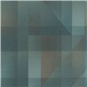 Casadeco|English-style blue wallpaper with abstract design|Wallpaper