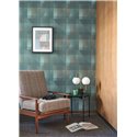 Casadeco|English-style blue wallpaper with abstract design|Wallpaper