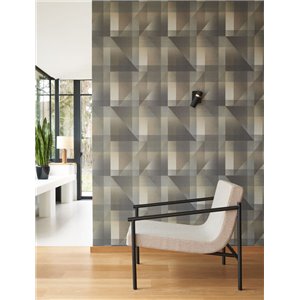 Casadeco|Moderne Tapete in Grau- und Beigetönen, abstraktes Design|Modern 2