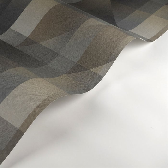 Casadeco|Moderne graue Tapete mit abstraktem Design|Modern