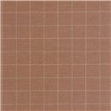 Casadeco|Papier peint à carreaux anglais effet textile marron brique|Carreaux