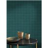 Casadeco|Green English check wallpaper with nice textile texture|Checkered