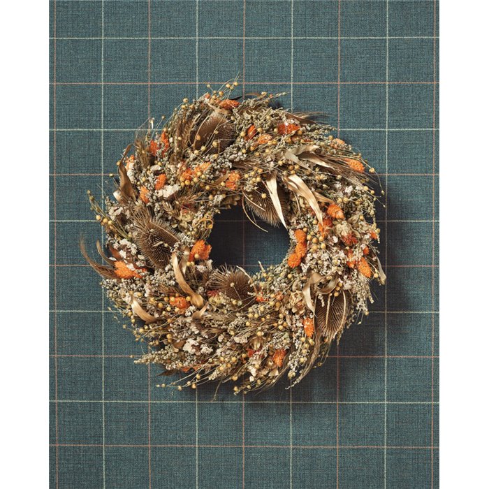 Casadeco|Papier peint à carreaux anglais verts avec bel effet textile|Carreaux