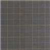 Casadeco|English check wallpaper in dark tones, graphite grey or black|Checkered