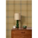 Casadeco|Yellow tartan Scottish check wallpaper|Checkered
